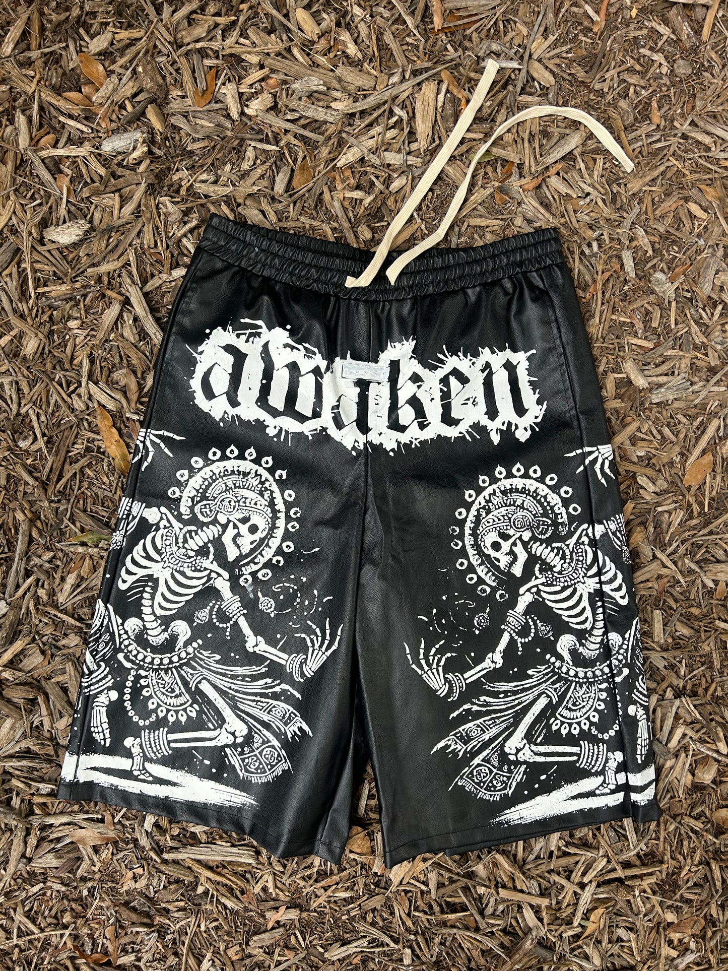 Leather Capri Shorts