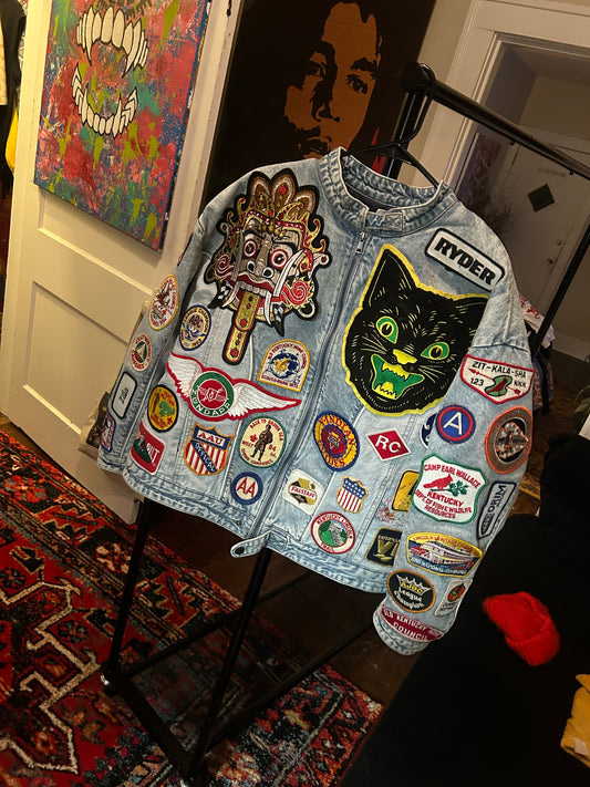 Custom Patchwork Racing Jacket