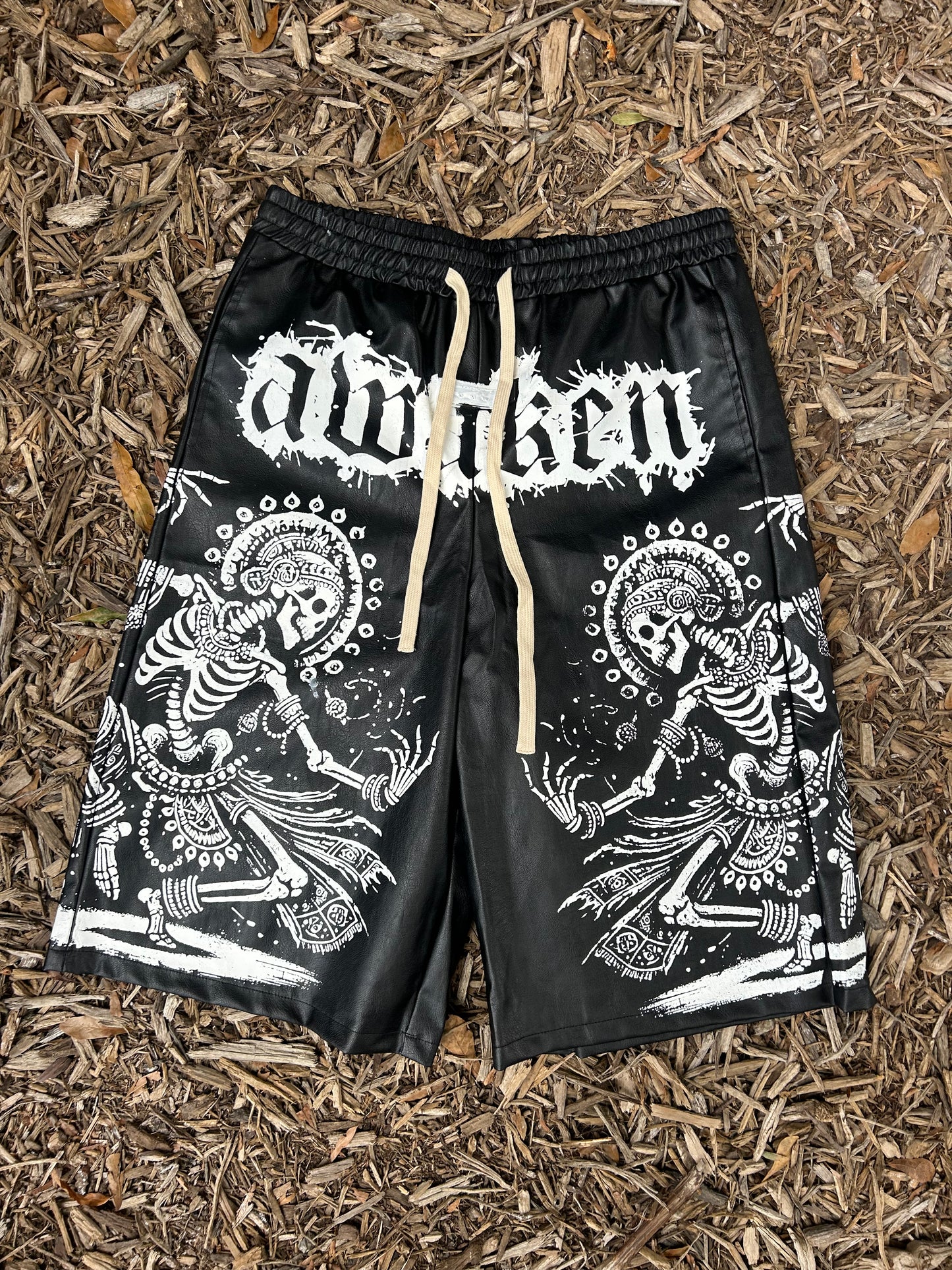 Leather Capri Shorts